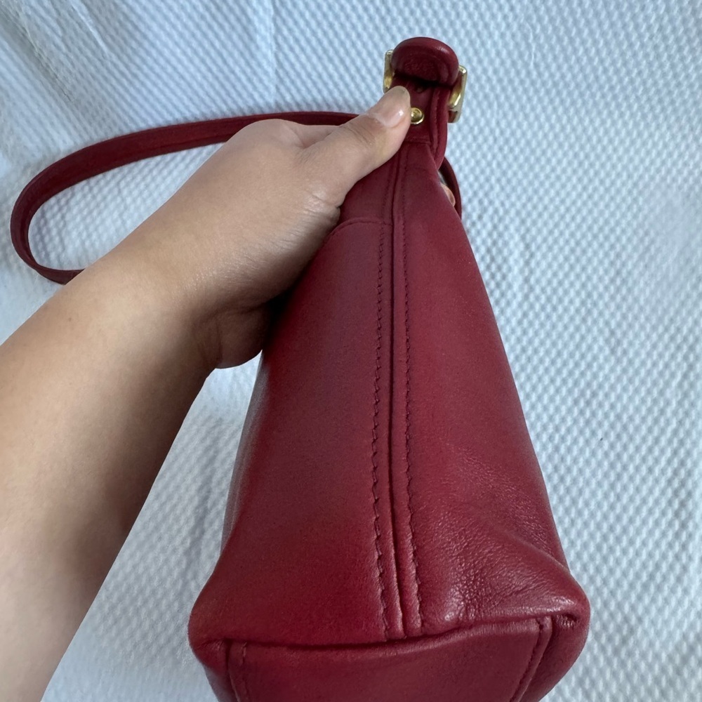 Coach Vintage Y2K Rare Legacy Small Pocket Hobo 9136 Leather Shoulder Bag - Picture 8 of 14